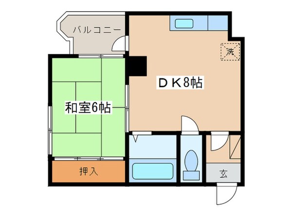 旭町武井ビルの物件間取画像